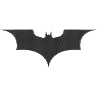 Matriz de Bordado Símbolo Batman 2